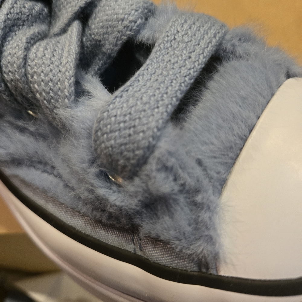 CONVERSE Exclusive Run Star Hike Platform Faux Fur High Top Sneakers - Picture 12 of 13
